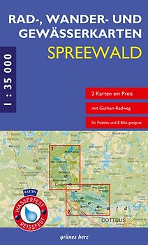 Rad-, Wander- und Gewässerkarten Spreewald