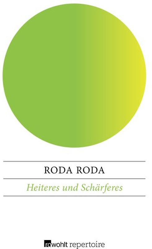 Heiteres und Schärferes