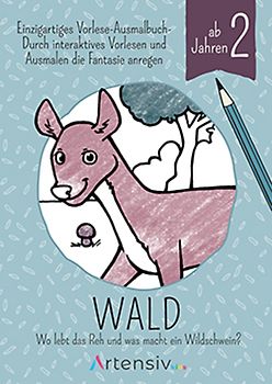 Wald - Malbuch ab 3 Jahren