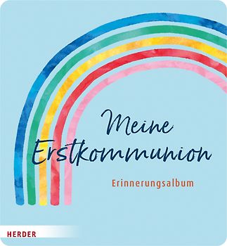 Meine Erstkommunion Erinnerungsalbum Regenbogen