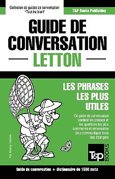 Guide de conversation Francais-Letton et dictionnaire concis de 1500 mots