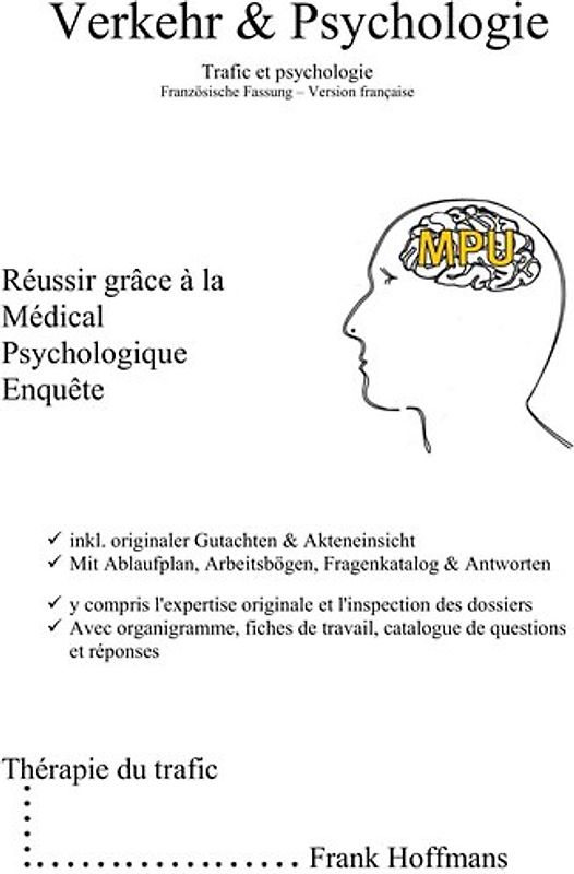 Verkehr & Psychologie | Französisch | Erfolgreich durch die MPU - inkl. Gutachten & Aktenseinsicht