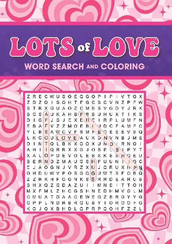Lots of Love Word Search and Coloring