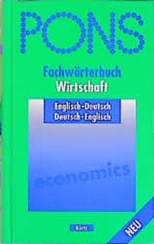PONS Fachwörterbuch Wirtschaft Englisch