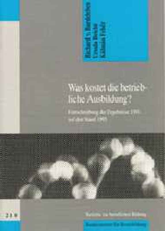 Was kostet die betriebliche Ausbildung?