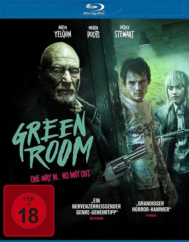 Green Room - One Way In. No Way Out. Blu-ray Disc