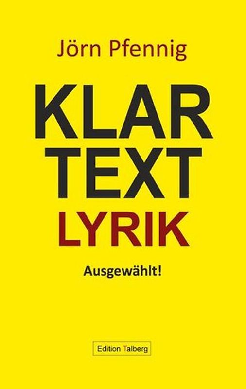 Klartext Lyrik