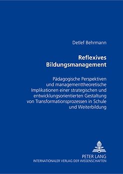 Reflexives Bildungsmanagement