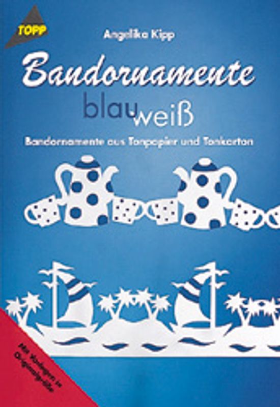 Bandornamente Blau-weiss