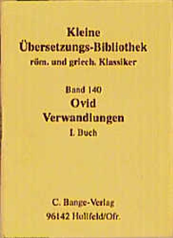 Verwandlungen (Metamorphosen) / Verwandlungen I