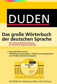 DUDEN: Das große Wörterbuch der deutschen Sprache MacOS