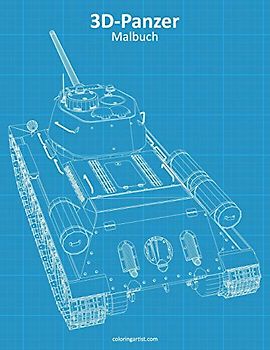 3D-Panzer-Malbuch