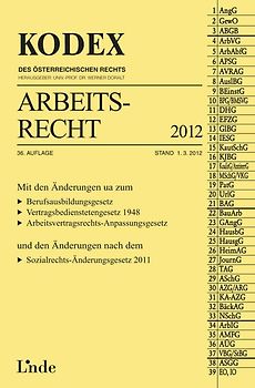 KODEX Arbeitsrecht 2012