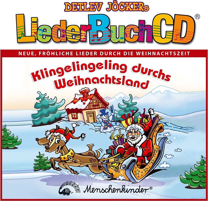 Klingelingeling durch's Weihnachtsland - LiederBuchCD
