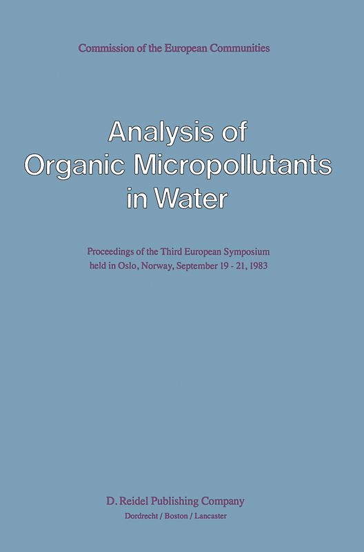 Analysis of Organic Micropollutants in Water