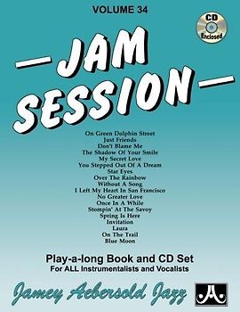 Jamey Aebersold Jazz -- Jam Session, Vol 34: Book & 2 CDs: Jazz Play-Along Vol.34 (Play- A-long, 34, Band 34)