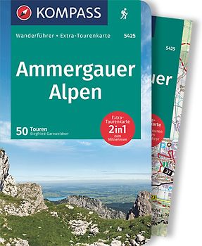 KOMPASS Wanderführer Ammergauer Alpen, 50 Touren mit Extra-Tourenkarte