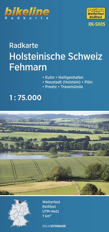 Radkarte Holsteinische Schweiz Fehmarn (RK-SH05)