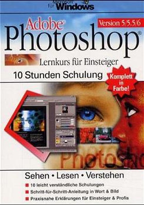 Adobe Photoshop 5/6 - Lernkurs für Einsteiger. 10 Stunden Schulung