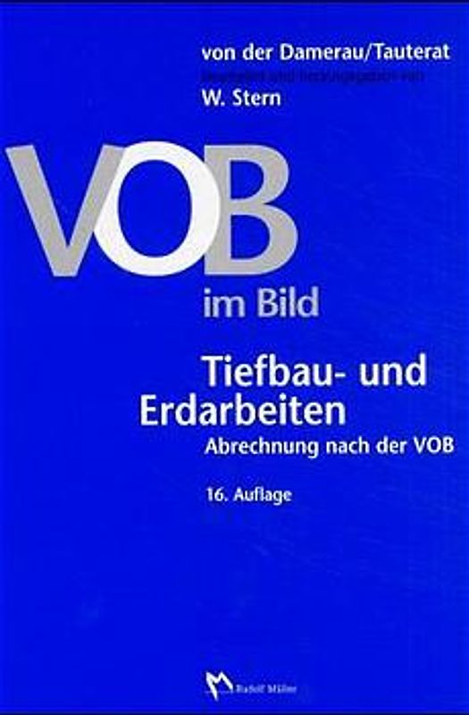 VOB im Bild, Tiefbau- und Erdarbeiten