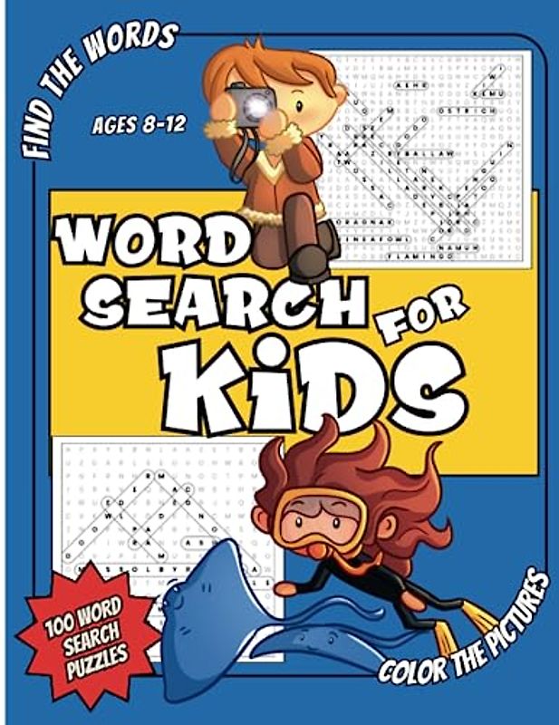 Word Search Book for Kids Ages 8-12 100 Themed Word Games! Enjoyable & Educational with Fun Facts: Improve Vocabulary and Reading Skills, Road Trip Activity Book