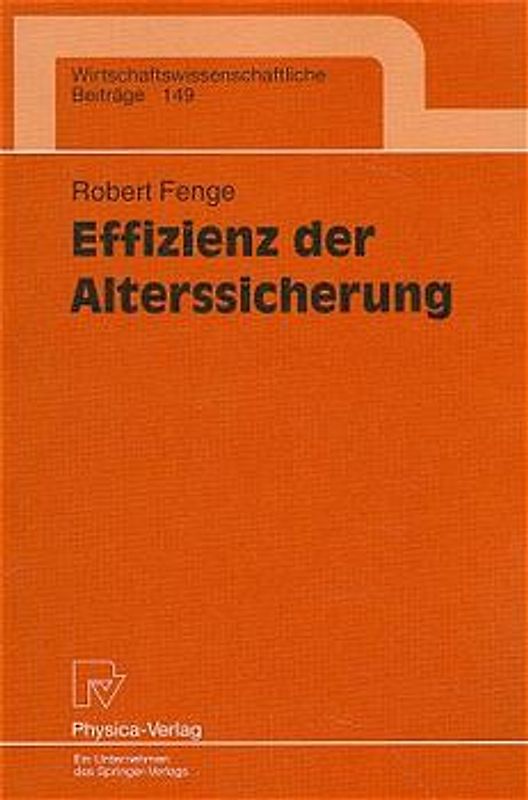Effizienz der Alterssicherung
