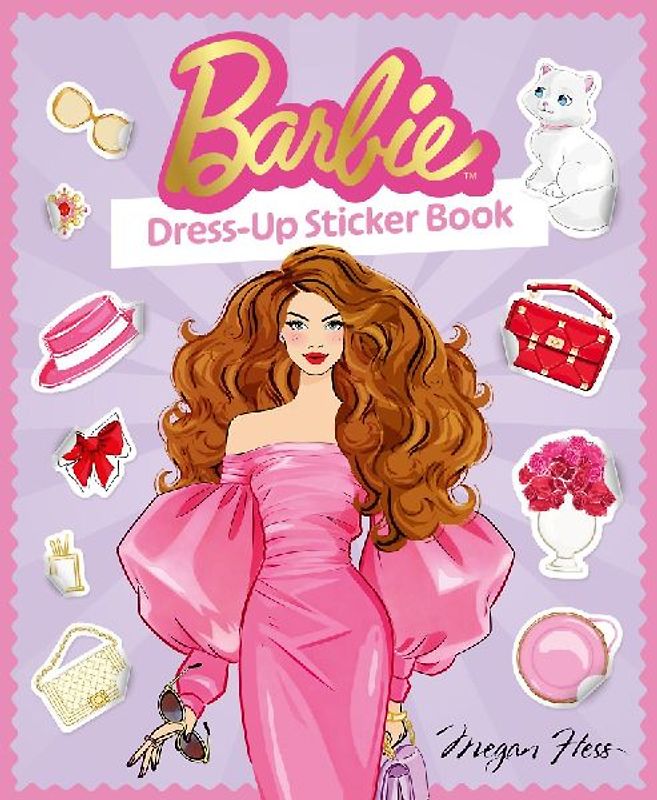 Barbie: Dress-Up Sticker Book