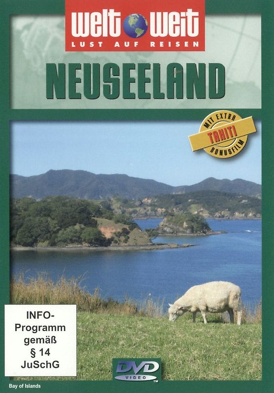 Neuseeland - der Norden (Reihe: welt weit) mit Bonusfilm "Tahiti"; Gesamtlänge: ca. 85 Min. DVD