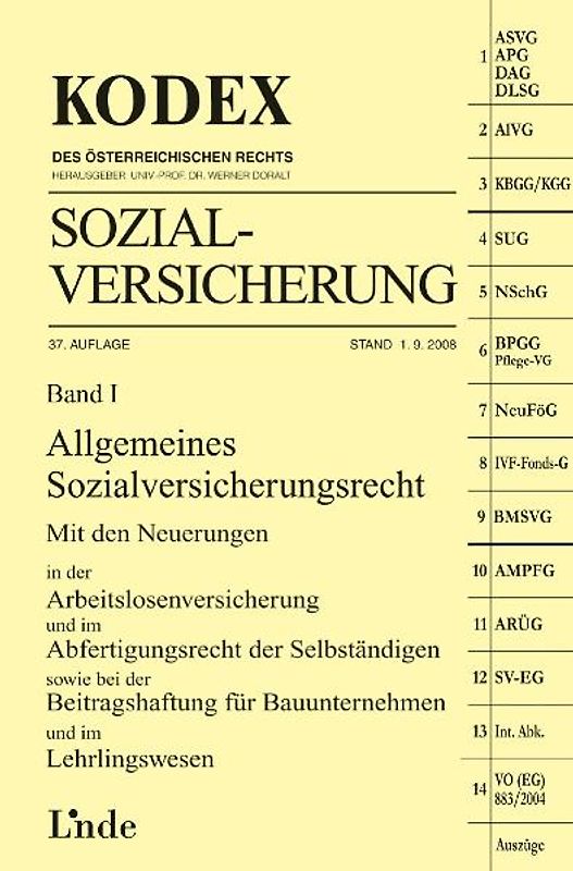 KODEX Sozialversicherung Band I