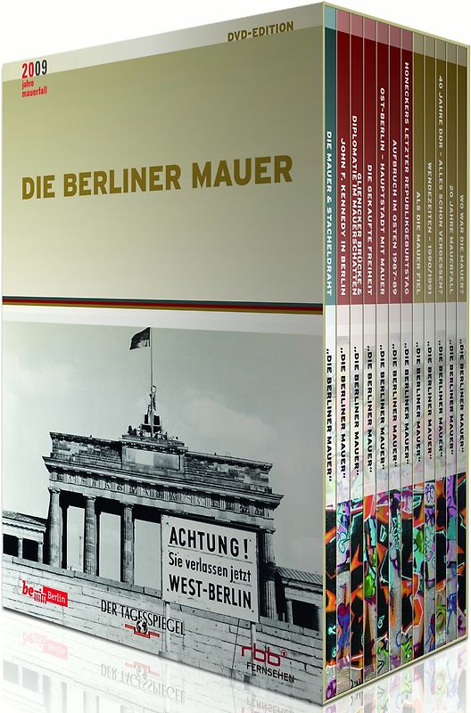 Die Berliner Mauer - Die vollständige DVD-Edition in zwölf Teilen (12 DVDs) DVD