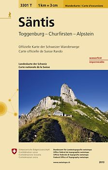 3301T Säntis Wanderkarte