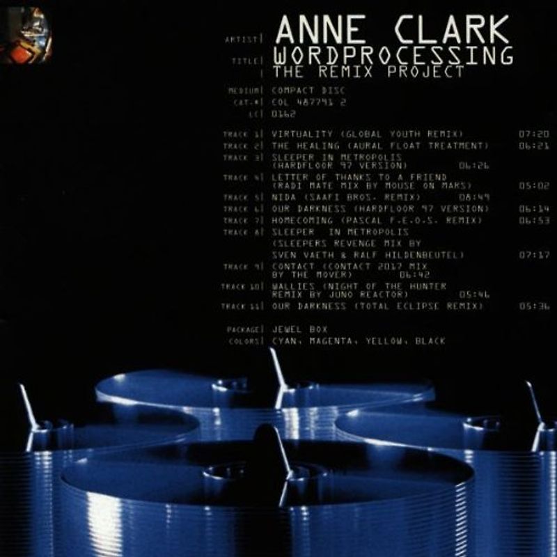 Anne Clark - Wordprocessing