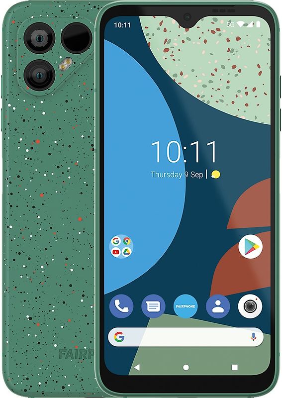 Fairphone 4 Dual SIM 256Go vert moucheté