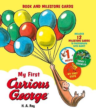 My First Curious George (Book and Milestone Cards)