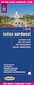 Reise Know-How Landkarte Indien, Nordwest (1:1.300.000)