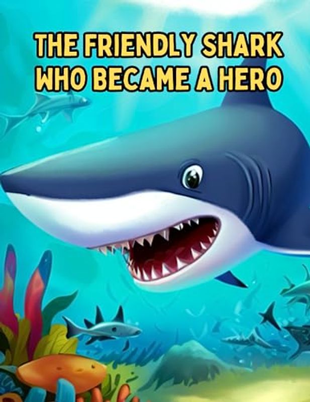 The Friendly Shark Who Became a Hero: Short Story for kids about Sharks, Perseverance & Self-Confidence I A Motivational Book For kids I Gift for kids.