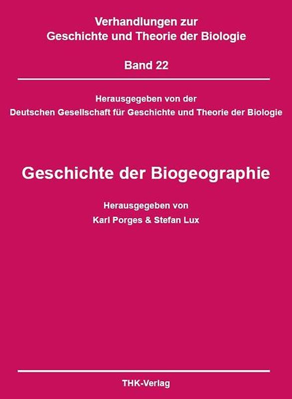Geschichte der Biogeographie