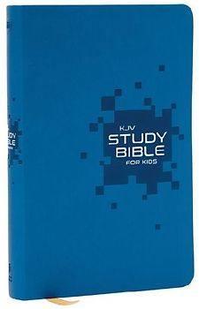 KJV Study Bible for Kids, Blue Leathersoft: The Premier Study Bible for Kids, Red Letter