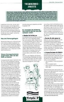 Triple P Kleine Helfer für Kindergartenkinder