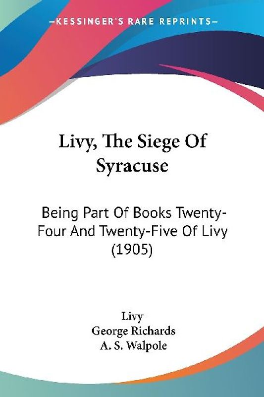 Livy, The Siege Of Syracuse
