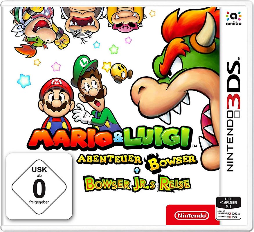 Mario & Luigi: Abenteuer Bowser + Bowser Jr.s Reise Nintendo 3DS