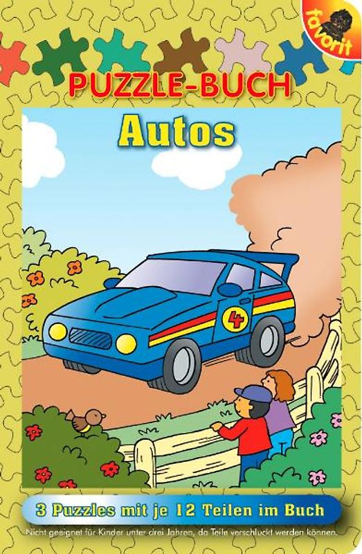 Puzzle-Buch, Autos