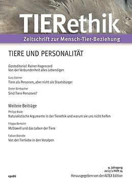 TIERethik (9. Jahrgang 2017/1)