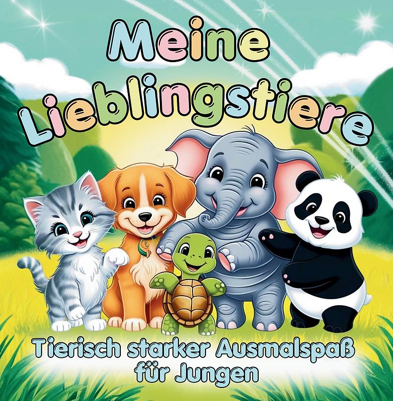 Meine Lieblingstiere – Ausmalspaß für Jungen ab 3 Jahren