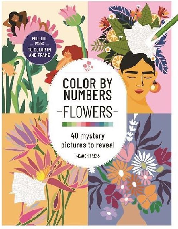 Color by Numbers Flowers and Bouquets