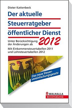 Der aktuelle Steuerratgeber öffentlicher Dienst 2012