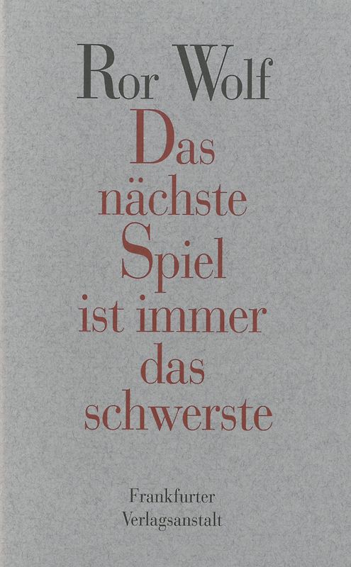 Das nächste Spiel ist immer das schwerste