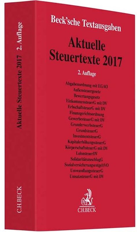 Aktuelle Steuertexte 2017