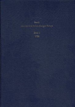 Journal vom Siebenjährigen Kriege. 1756
