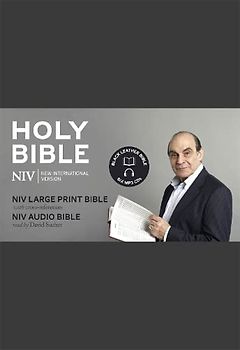 NIV David Suchet Audio and Large Print Leather Bible Gift Edition (New International Version)